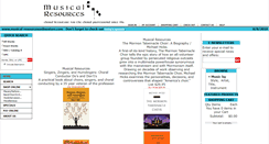 Desktop Screenshot of musical-resourcesonlinestore.com
